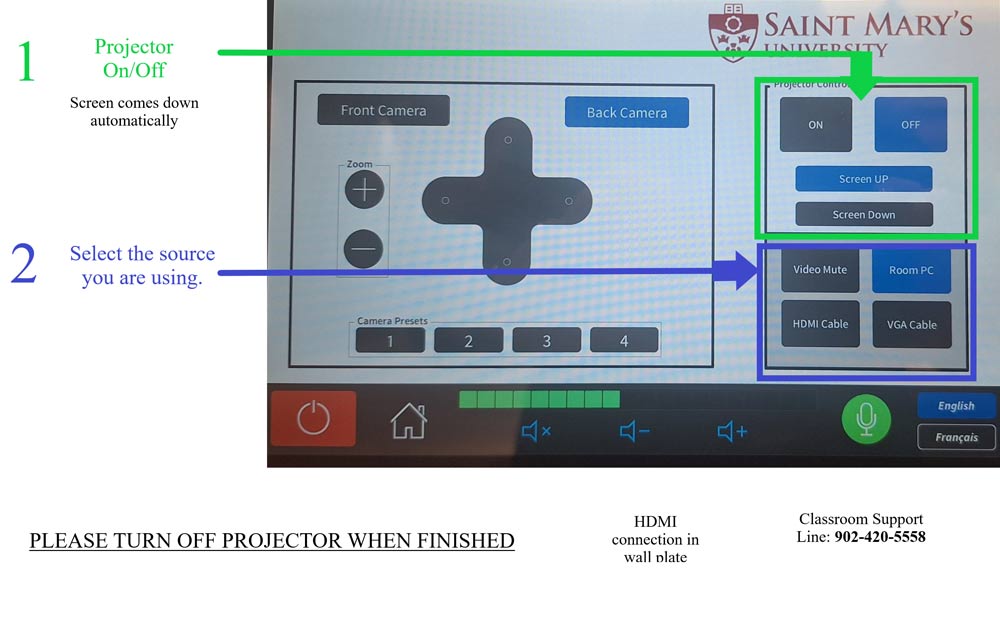 Clari-Touch-Panel Projector Instructions