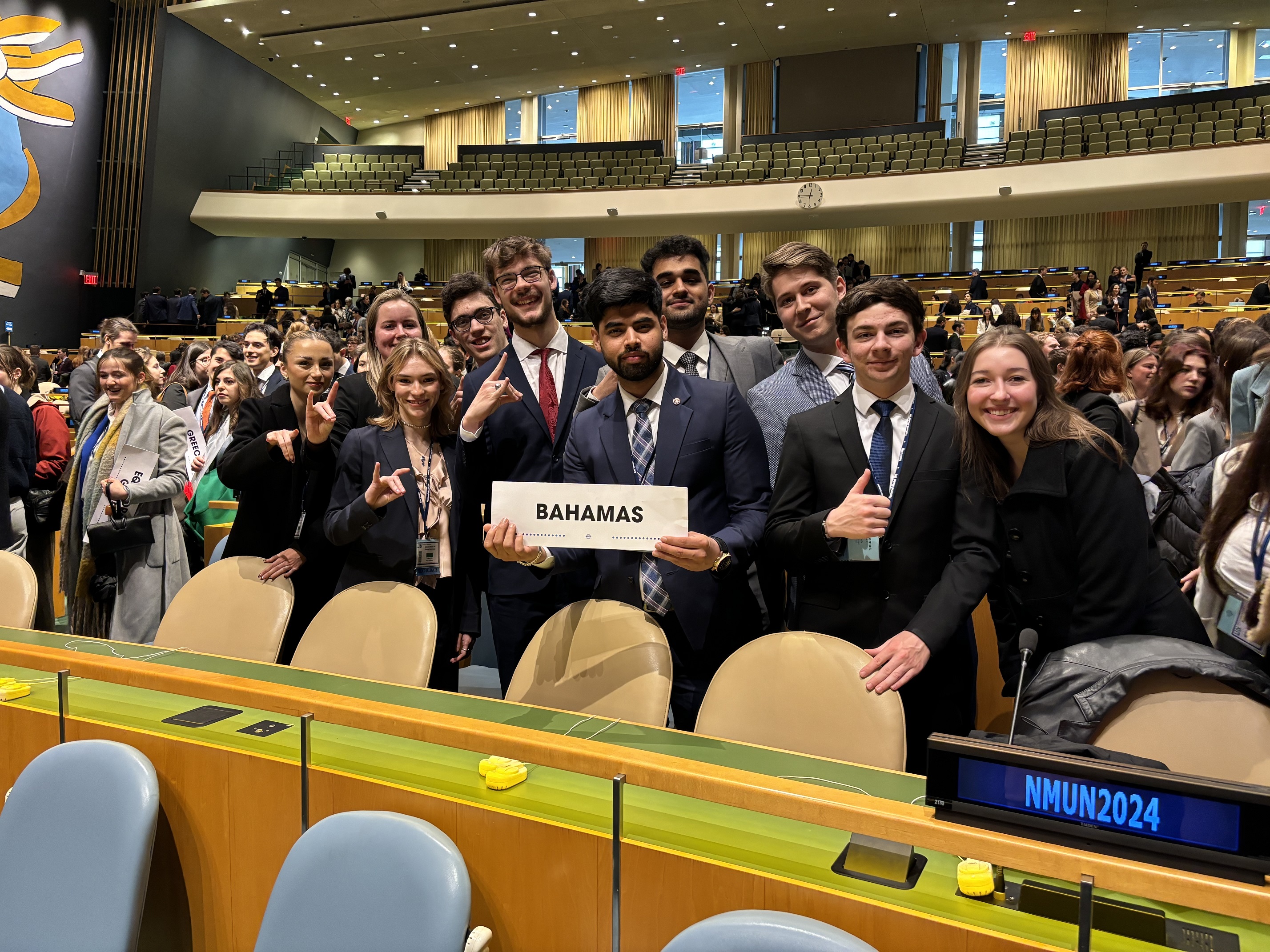 Model UN delegation