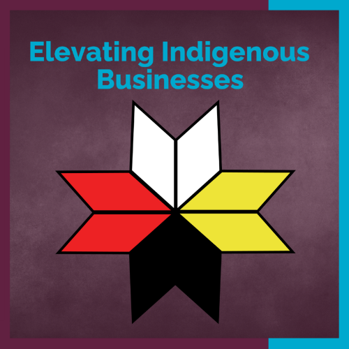 
Picture of five pointed star: Elevating Indigenous Business.