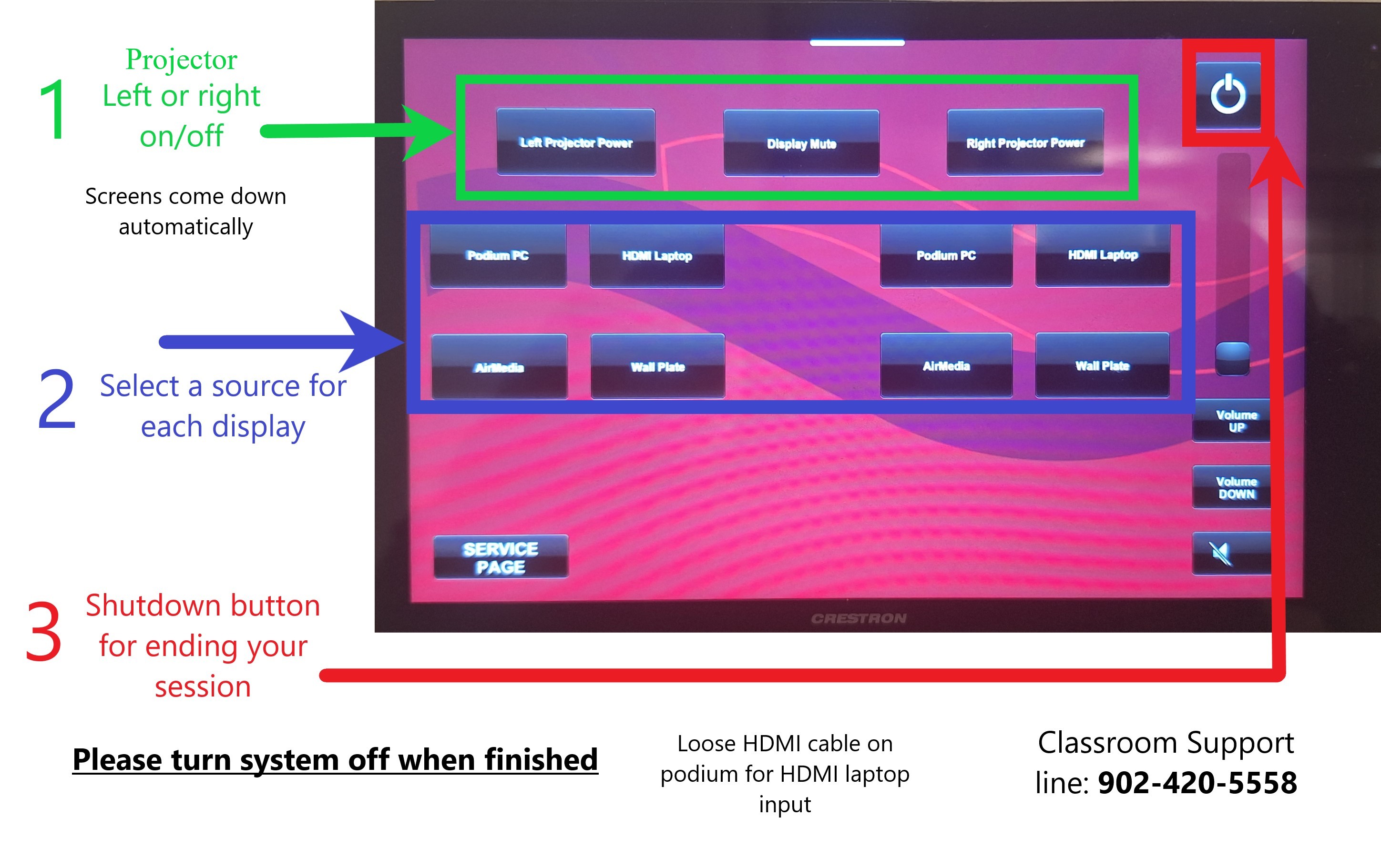 Touch panel diagram