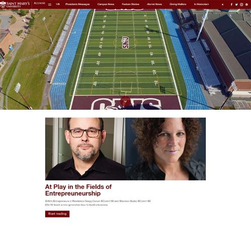 
Maroon and White site