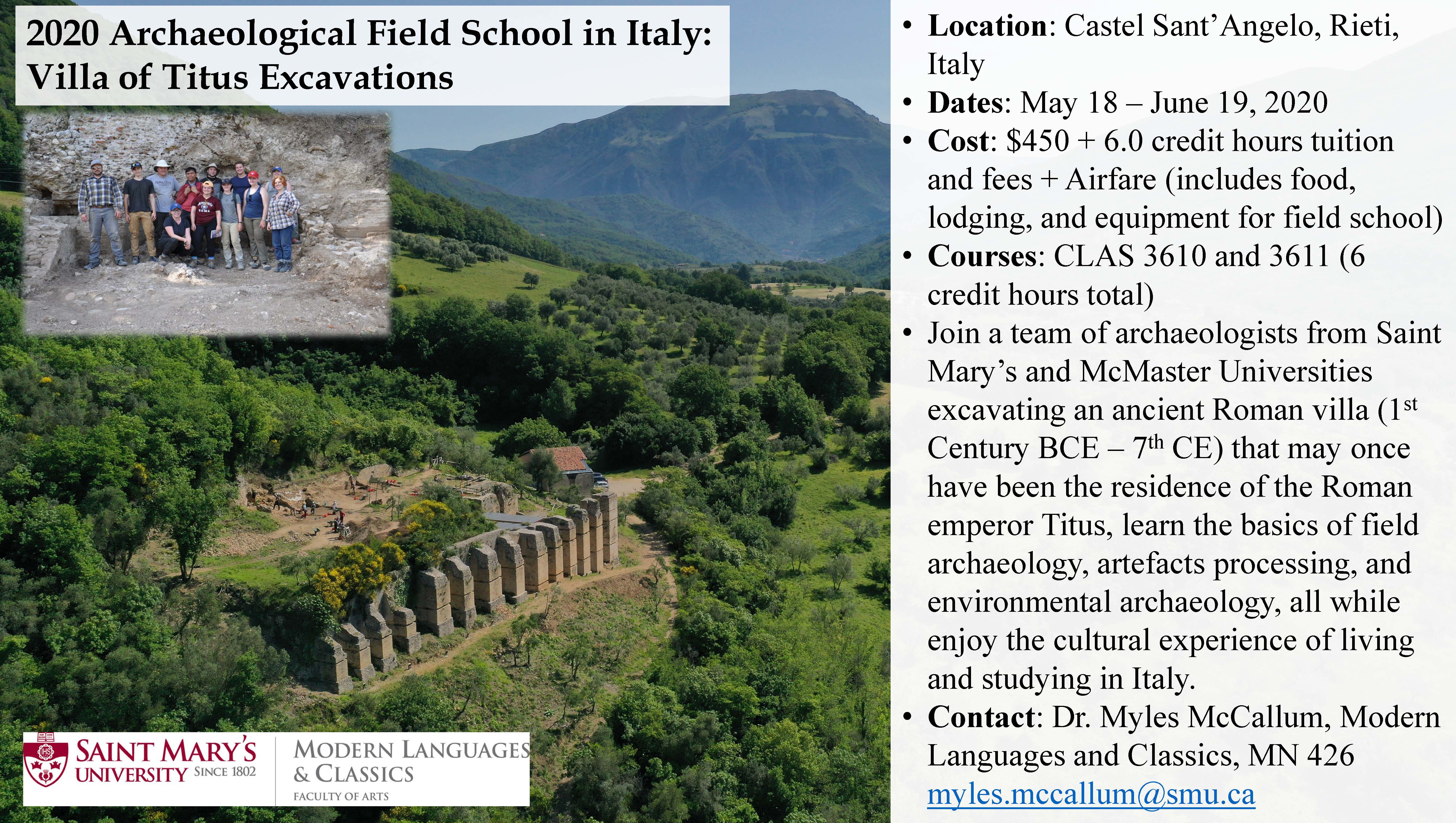 Italy - Archaeological Field School