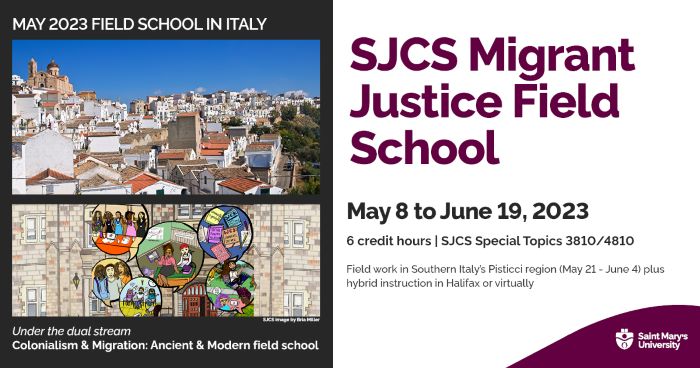 SJCS Migrant Justice Field School in Italy, May 8th - June 19th 2023