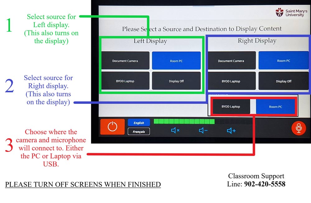 Touch Panel Instructions