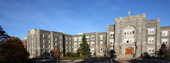 The McNally Building on the Saint Mary's campus.